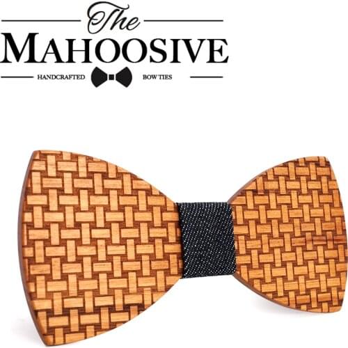 Mahoosive High Quality butterfly men Tie Bow 2017 Fun Personality Wooden Bow Ties Bowtie Butterflies Gift wholesale