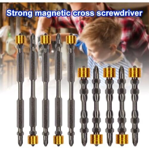 Magnetic Screwdriver Bits Set Non-Slip Screwdriver Bits Set Double Headed Hand Tools For Electric Drill JS22