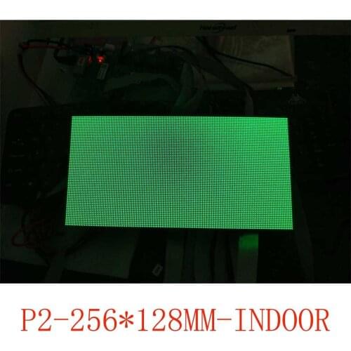 Indoor full color p2 led panel 256*128mm hub75 led screen module for indoor led display Shopping Center Adverti