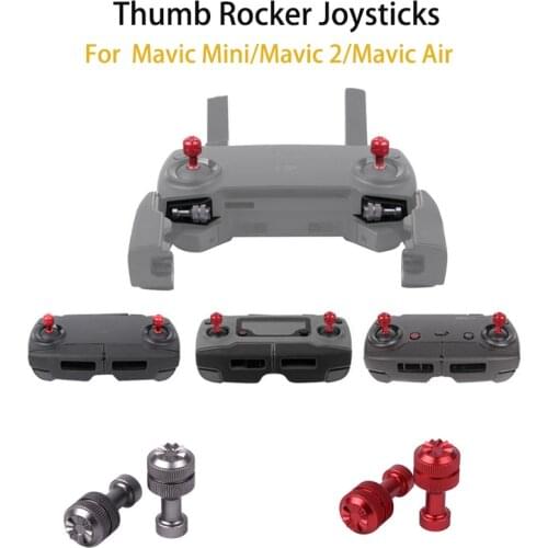 Aluminum Alloy Control Sticks Thumb Rocker Joysticks Lever For DJI Mavic Mini/Mavic 2/Mavic Air 1 Remote Drone Accessories