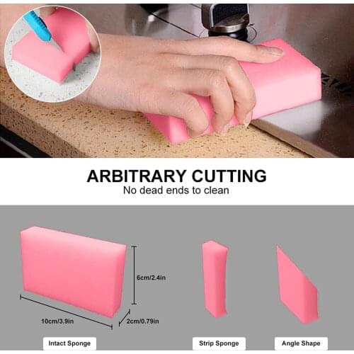 High Density Compressed Magic Sponge Rub Kitchen Bathroom Remove Dirt Oil Stain Flexible Washed Cleaning Wipe