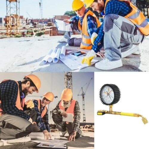 -1~60bar Air-conditioning holding pressure detection pressure meter tester Nitrogen gauge Refrigerant Car R134a R22 R407C R410A