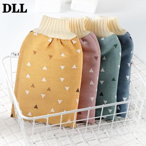 1Pc Shower Spa Bath for Peeling Exfoliating Mitt Glove Shower Scrub Gloves Back Rubbing Tool Bathroom Products