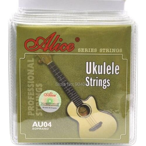 20Sets Alice Ukulele Strings Soprano Clear Nylon BFDA 4 Strings Set AU04