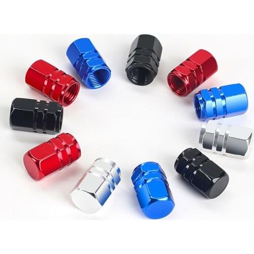 4Pcs Bike Wheel Tire Covered Car Motorcycle Truck universal Tube Tyre Bicycle AV SV American AIR Valve Cap Dustproof 10 colors