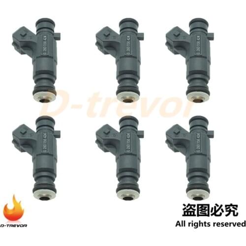 6Pcs OEM 0280156424 Fuel Injector nozzle For Chery BYD
