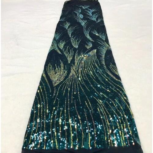 African French lace fabric 2020 high-quality lace fabric with sequined Nigerian lace fabric J4011