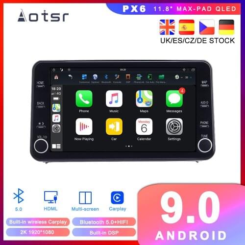 Max-PAD Android 9 Car DVD Player 4G PX6 For Toyota Corolla 2019 2020 GPS Navigation Auto Radio Stereo Multimedia player HeadUnit