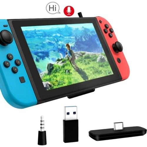 For Nintend Switch Audio Receiver transmitter Wireless USB/Type-C Bluetooth Adapter For PS4 Console Converter For PC