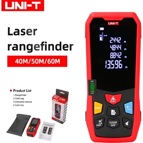 UNI-T laser rangefinder 40M 50M 60M LM series digital laser rangefinder constructs measuring electronic ruler