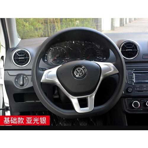 For Volkswagen Golf 6 Steering wheel sequined interior modified decorative stickers