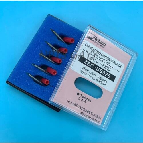 5PCS Imported Roland Blade Knife 45 degree ZEC-US025 Cemented Carbide Blade For Roland Cutting Plotter blades (0.25mm)