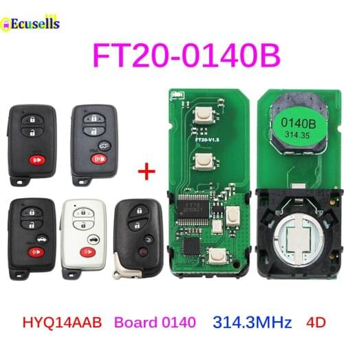 Lonsdor FT20-0140D 433.92MHz Keyless Go Smart Key Board PCB 4D Chip for Toyota RAV4 Camry Avalon Lexus LS460 ES IS GS Board 0140