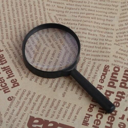Magnifier 60mm Hand Held 5X Magnifying Loupe Reading Glass Lens L4MF