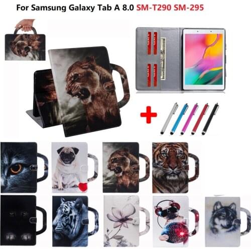Portable Shell Bag For Samsung Tab A 8 Magnetic Stand Tablet Skin Cover for Samsung galaxy Tab A 8 Case 8" SM-T290 SM-T295 T297