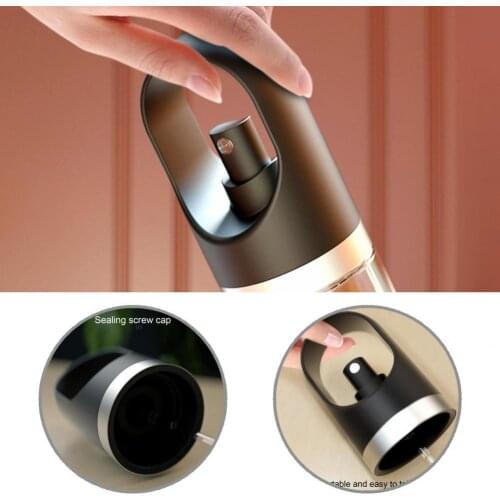 Glass Lightweight Barbecue Meat Oil Dispenser Food Grade Oil Pump Bottle Large Caliber Cooking Gadget