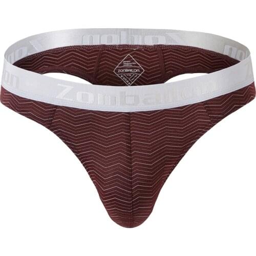 Men G Strings Thong Underwear Bamboo Sexy Gay Sissy Thin Thongs Men Underpants