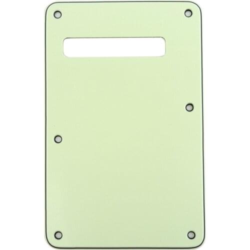 Musiclily Guitar Strat Back Plate for Fender USA/Mexican Standard Stratocaster Modern Style, 3Ply Mint