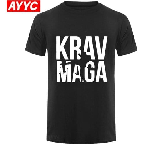 KRAV MAGA Funny Graphic T Shirt Mens Summer Style Fashion Short Sleeves Oversized Streetwear T Shirts