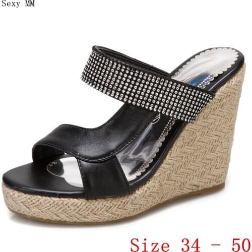 Platform Sandals High Heels Women Shoes Wedges Gladiator Sandals Woman Sandals Plus Size 34 - 40 41 42 43 44 45 46 47 48 49 50