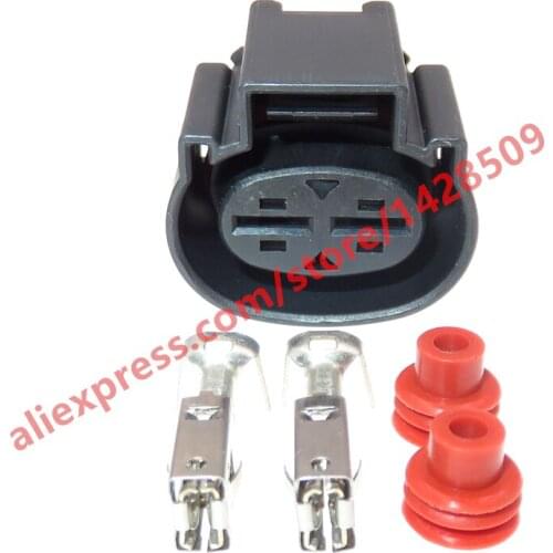 5 Sets 2 Pin 6.3 Series Electric Wire Harness Socket 1897214-1 Large Current Automotive Waterproof Connector