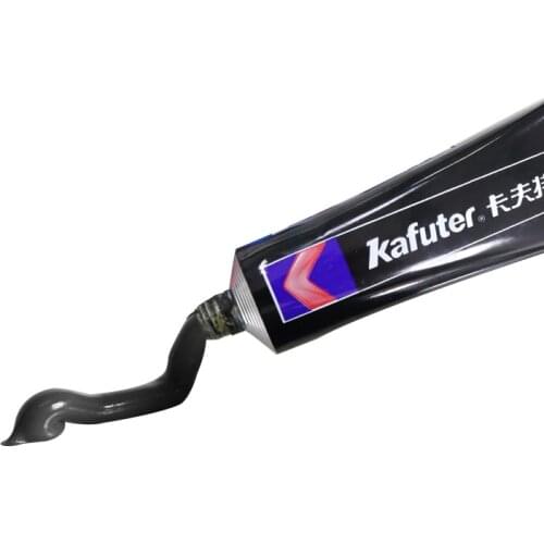 2 pieces of 85g Kafuter k-586 black silicone car engine motorcycle repair machinery oil-proof and leak-proof gasket-free sealant