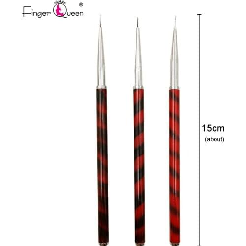 3 pieces/set of nail polish brush UV gel for drawing and painting nail polish brush