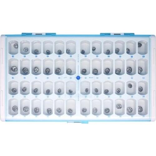 48pcs/Box Childrens Stainless Steel Crown Temporay Crown Children Crown Material