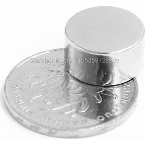 50pcs Strong Round Dia 15mm x 8mm N35 Rare Earth Neodymium Magnet Art Craft Fridge 15x8mm