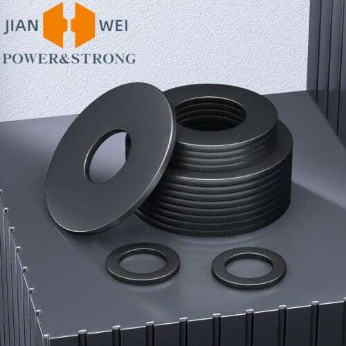 Black 8.8 level flat washer flat washer metal washer thickened gasket ultra-thin washer meson washer M2-M30
