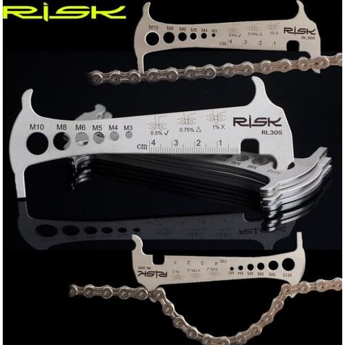 3-in-1 Bike Chain Loss Checker Wear Indicator Gauge Road Mountain Bicycle Chain Hook Bolt Measurement For 8 9 10 11S