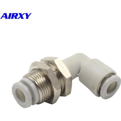 KQ2LE SMC elbow fitting bulkhead male elbow one-touch fitting KQ2LE04-00A KQ2LE06-00A pneumatic fittings High quality
