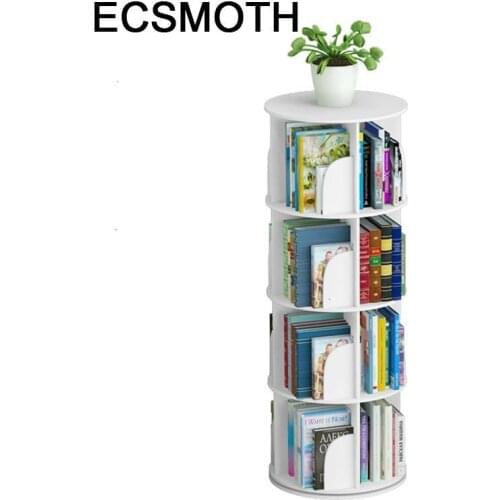 Libros Para Casa Kid Bookshelf Storage Wood Rotate Rotatable Librero Libreria Scaffale Modern Home Furniture Book Shelf Case