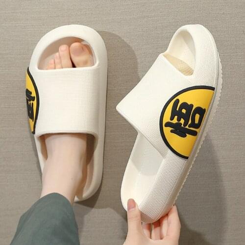 Thick-soled slippers men wear coconut antiskid ins mens slippers mens slippers Bathroom Slippers shoes for men