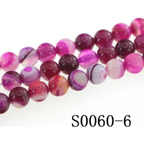 Charm Natural Mink Red Agates Stone 6-14mm Round Beads DIY Accessories Making Design Girl Woman Necklace Bracelet Christmas Gift
