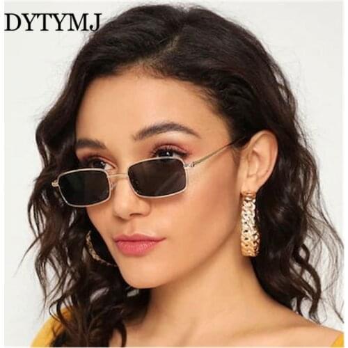 DYTYMJ 2020 Vintage Sunglasses Women Brand Designer Glasses Women/Men Vintage Eyeglasses Lady Square Oculos De Sol Gafas