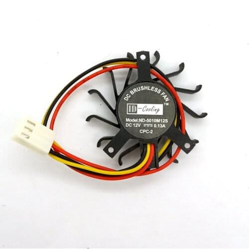 Original ID-Cooling ND-5010M12B ND-5010M12S ND-6010M12B ND-6008H05S 12V 5V Graphics card cooling fan FONSONING