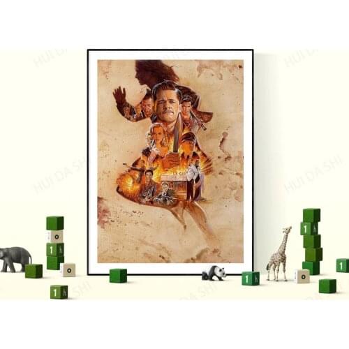 Quentin Tarantino poster - Inglourious Basterds - Minimal Movie Print