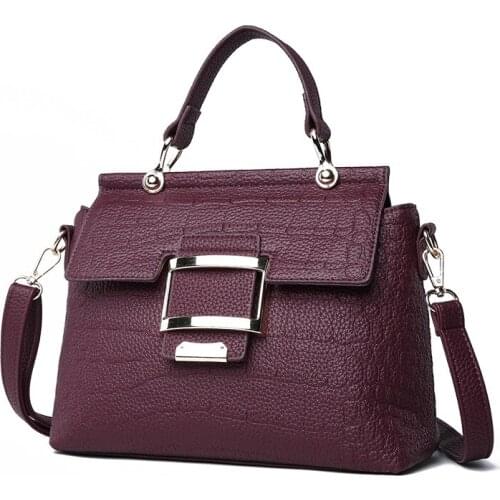 2018 Luxury Leather Handbags Women Bags Designer Women Stone Messenger Bags Summer Bag Shoulder Bags For Women Bolsa Feminina