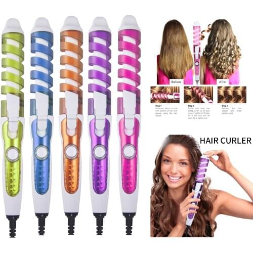 Hair Curling Iron Automatic Perm Splint Ceramic Hair Curler Professional Hair Waver Styling Tools Hair Styler Wand
