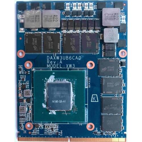 For HP ZBOOK 17 G5 QUADRO P5200 16GB GDDR5 MXM3.0 TYPE B VIDEO GPU CARD N18E-Q5-A1 941364-002 L30659-001