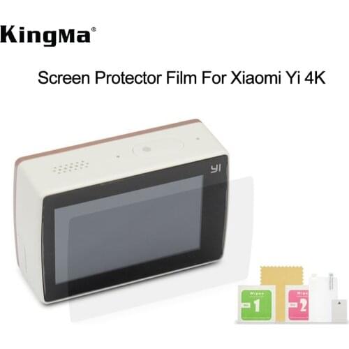Kingma Screen Protective Film For Xiaomi yi 2 4K Protect Camera Screen LCD Display For Xiaomi Yi 4k Action Camera 2 Accessories