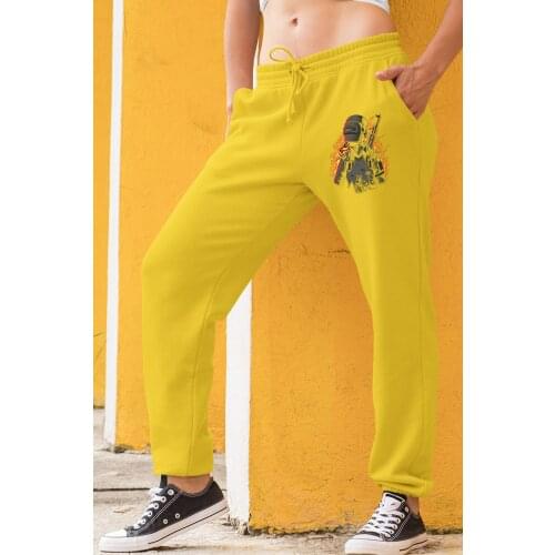 Angemiel Wear Vicinity Pubg Yellow Women Sweatpants