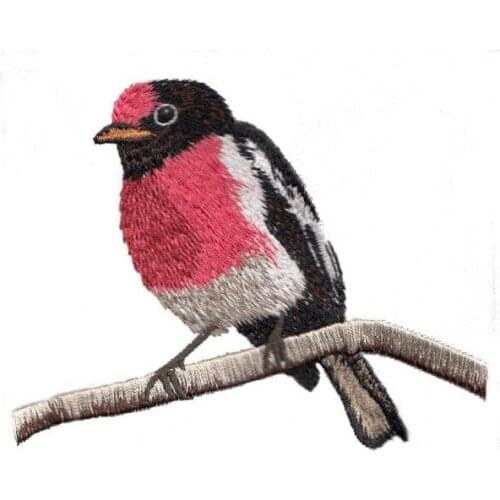 10PCS Big Bird Embroidered Patches Iron on or Sewing for Clothes Applique Diy Accessory Suppliers Sticker