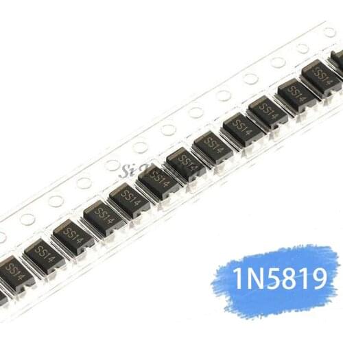 100pcs 0805 IN5819 1N5819WS IN5819WS SOD-323 S4 B5819WS SMD Diodes