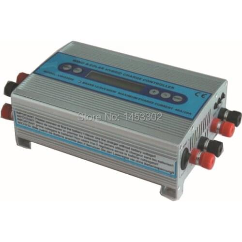 12V 24V 600W wind solar hybrid charge controller with display Led lights wind charge controller solar charge controller