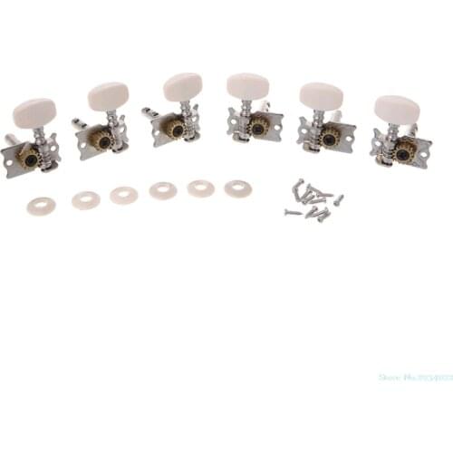 New 6pcs/set Classical Guitar Tuning Pegs Single Tuners Keys String Machine Heads Parts Drop Ship