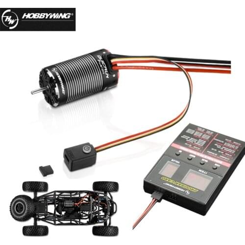 HobbyWing QuicRun Fusion 540 Brushless Sensory Motor 1200KV 1800KV Built In 40A ESC 2 in 1 for RC 1/10 Climbing Car model Racing