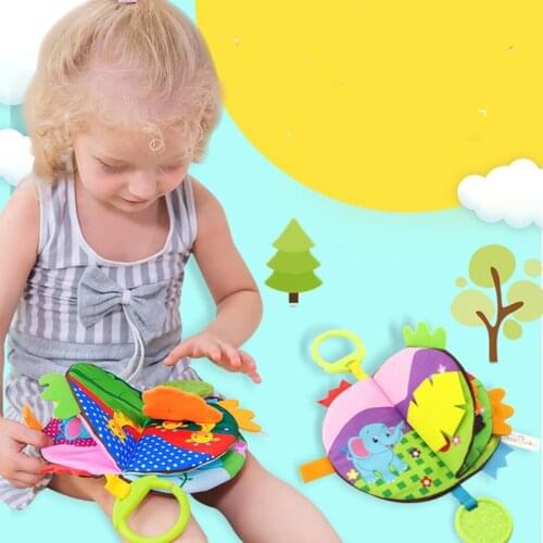 Baby Toys Soft Cloth Books Baby Intelligence Development Infant Educational Stroller Rattle Toys Baby Toys
