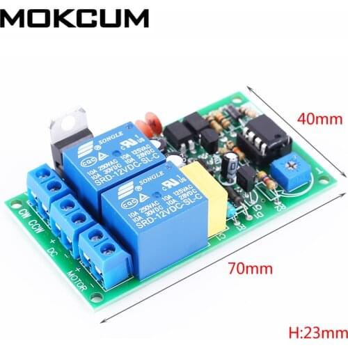 10A 12V Forward Reverse Controller Self-locking DC motor forward reverse control module DC Motor Driver Module for Toy Smart car